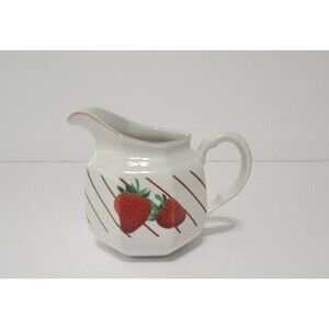 Vintage Mikasa Fresh Fruit Creamer DP 002 STRAWBERRIES Replacement